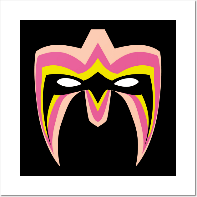 WWE Ultimate Warrior Face Wall Art by Snapstergram